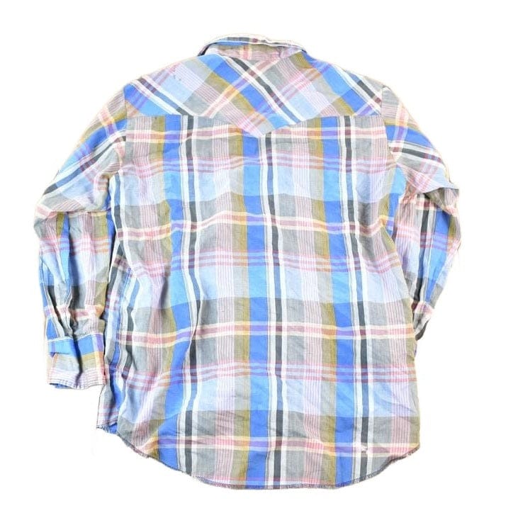 Vintage 1990s Rustler By Wrangler Western Style Button Up Shirt Men's Large from propervintagecanada