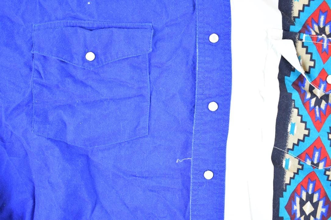 Vintage 1990s Rustler By Wrangler Western Style Button Up Shirt Men's XXL from propervintagecanada