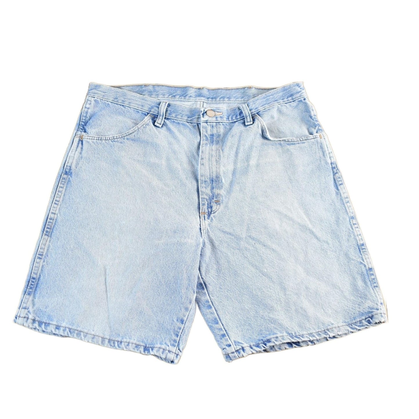 Vintage 1990s Rustler Distressed Denim Shorts Men's 35 from propervintagecanada