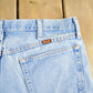 Vintage 1990s Rustler Distressed Denim Shorts Men's 35 from propervintagecanada
