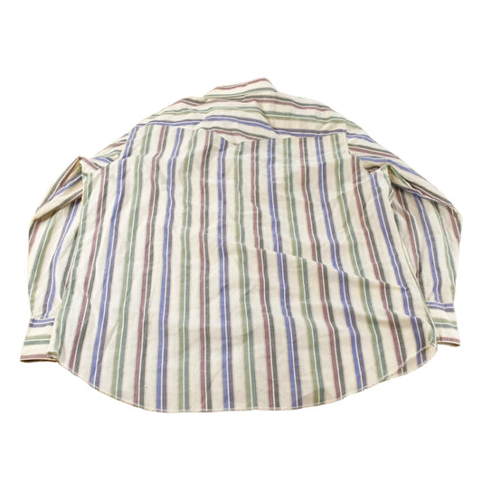 Vintage 1990s Rustler Striped Button Up Flannel Shirt Men's 2XL from propervintagecanada