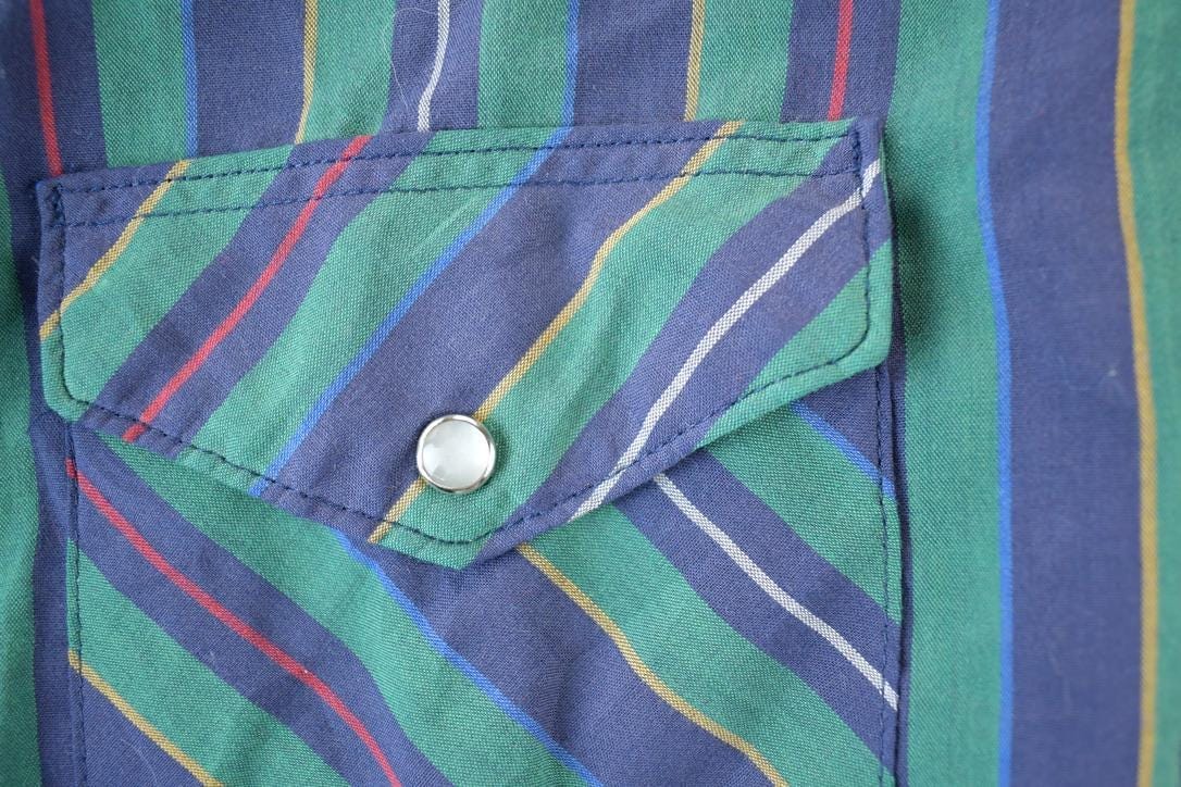 Vintage 1990s Rustler X Long Tails Button Up Western Style Shirt Men's Large from propervintagecanada