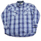 Vintage 1990s Saddle King Western Style Heavy Button Up Shirt Men's XL from propervintagecanada