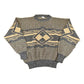 Vintage 1990s Saga Abstract Knit Sweater Men's L from propervintagecanada