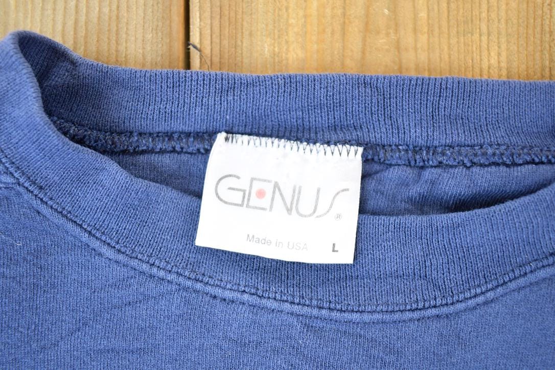 Vintage 1990s Saint Malo Retreat Center Souvenir Crewneck Sweatshirt Made In USA Men's Large from propervintagecanada