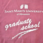 Vintage 1990s Saint Mary's University Graduate School Crewneck Made In USA Men's XL from propervintagecanada