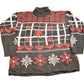 Vintage 1990s Saks Fifth Avenue Winter Theme Turtleneck Sweater Men's Medium from propervintagecanada