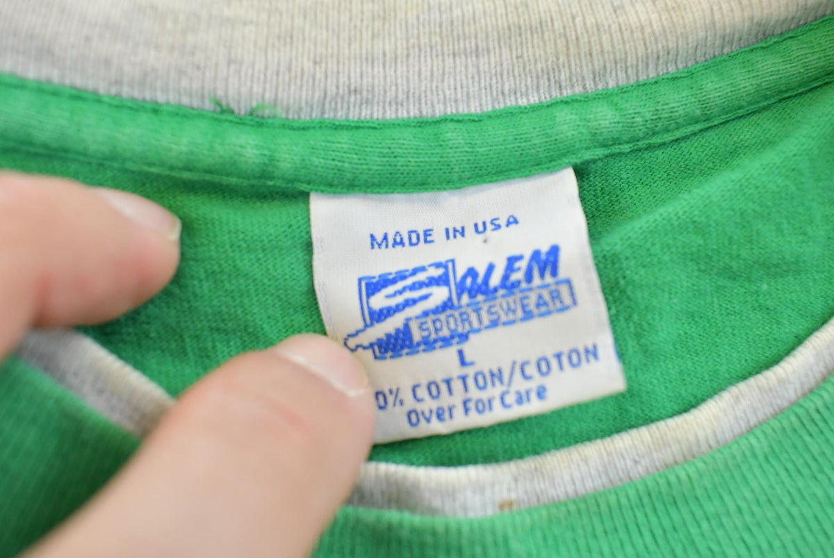 Vintage 1990s Salem Philadelphia Eagles NFL Double Sleeve T-Shirt Men's M from propervintagecanada