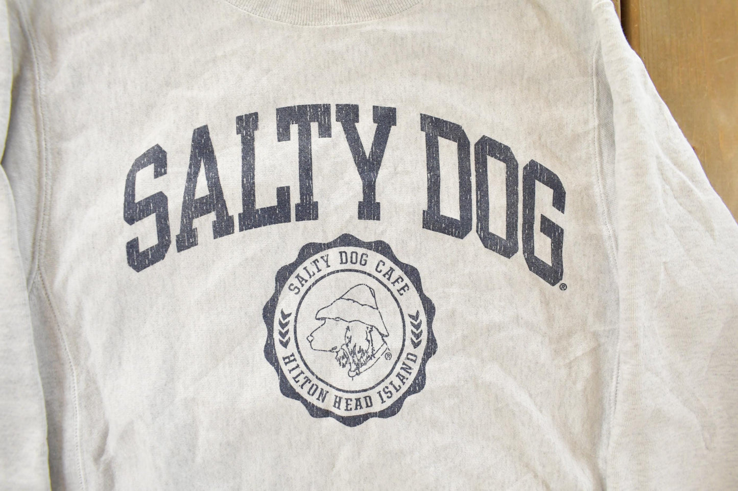 Vintage 1990s Salty Dog Cafe Champion Reverse Weave Crewneck Sweatshirt Men's Small from propervintagecanada