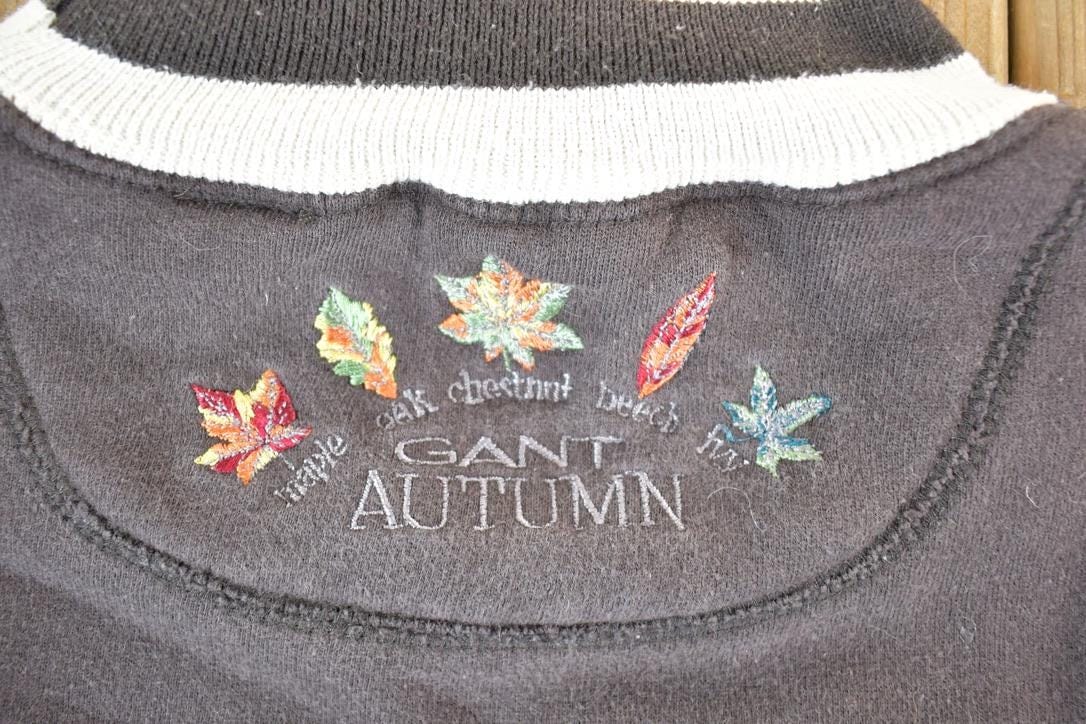 Vintage 1990s Salty Dog Gant Autumn Crewneck Sweatshirt Mens S from propervintagecanada