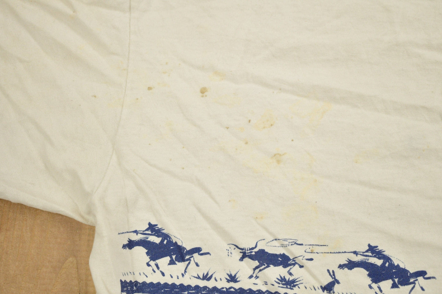 Vintage 1990s Sam & Sally Western Horse Themed Souvenir T Shirt Men's S from propervintagecanada