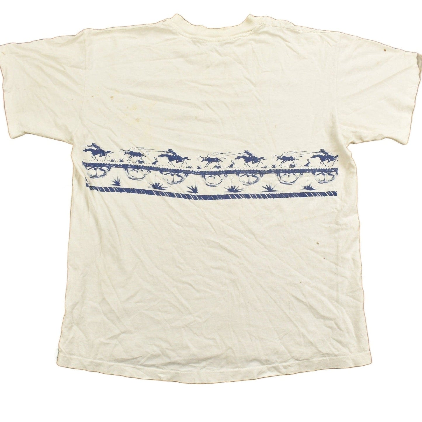 Vintage 1990s Sam & Sally Western Horse Themed Souvenir T Shirt Men's S from propervintagecanada
