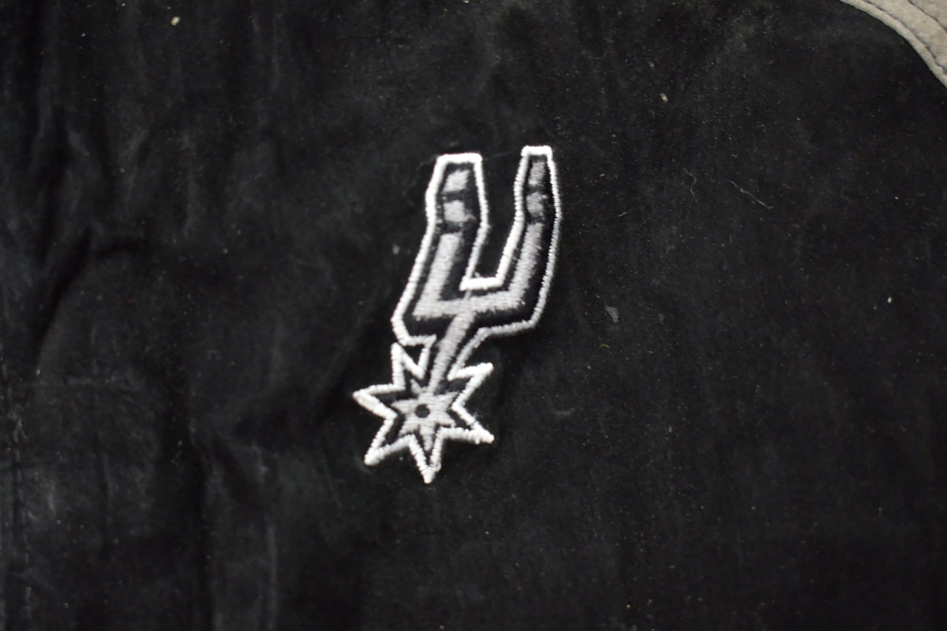 Vintage 1990s San Antonio Spurs NBA Leather Bomber Jacket Men's Large from propervintagecanada