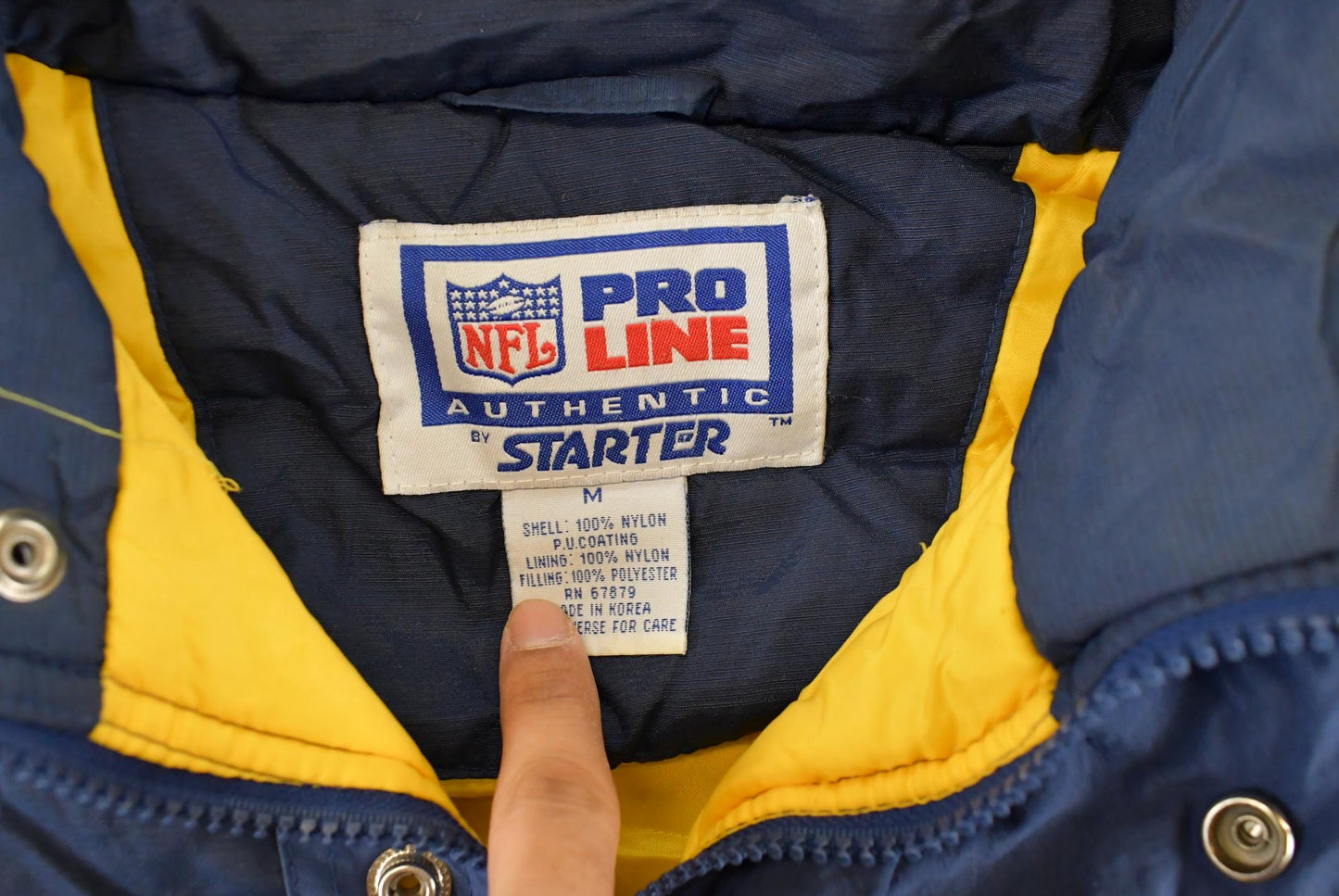 Vintage 1990s San Diego Chargers NFL Pro Line Starter Anorak Jacket Men's M from propervintagecanada