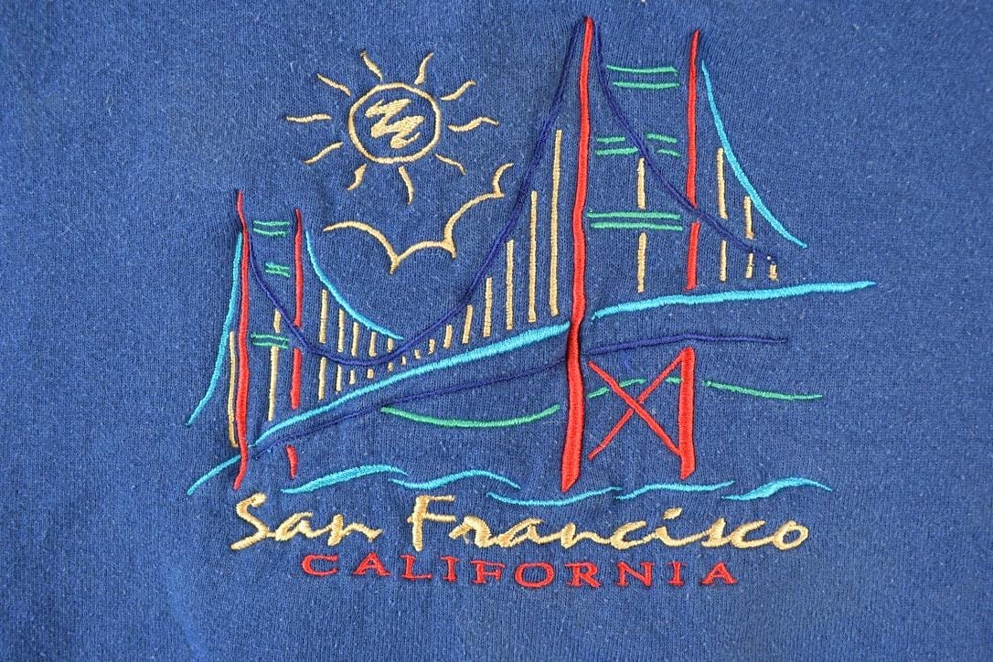 Vintage 1990s San Francisco Crewneck Sweatshirt Made In USA Men's XL from propervintagecanada