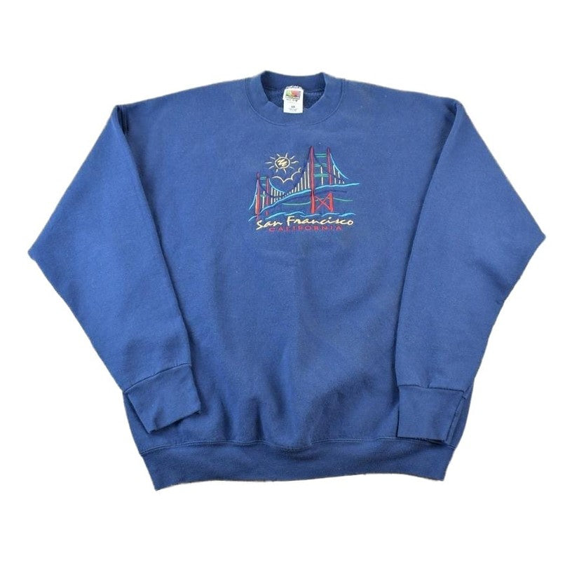 Vintage 1990s San Francisco Crewneck Sweatshirt Made In USA Men's XL from propervintagecanada