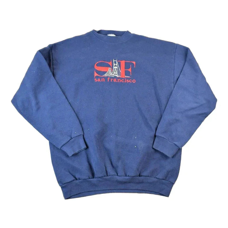 Vintage 1990s San Francisco Golden Gate Bridge Crewneck Sweatshirt Men's Large from propervintagecanada