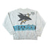 Vintage 1990s San Jose Sharks Aop NHL Hockey Crewneck Sweatshirt Men&