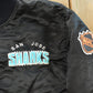 Vintage 1990s San Jose Sharks Starter NHL Satin Snap On Bomber Jacket Men's XS from propervintagecanada