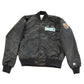 Vintage 1990s San Jose Sharks Starter NHL Satin Snap On Bomber Jacket Men's XS from propervintagecanada