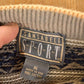 Vintage 1990s Sansabelt Sport Abstract Striped Knit Crewneck Sweater Men's L from propervintagecanada