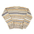 Vintage 1990s Sansabelt Sport Abstract Striped Knit Crewneck Sweater Men&