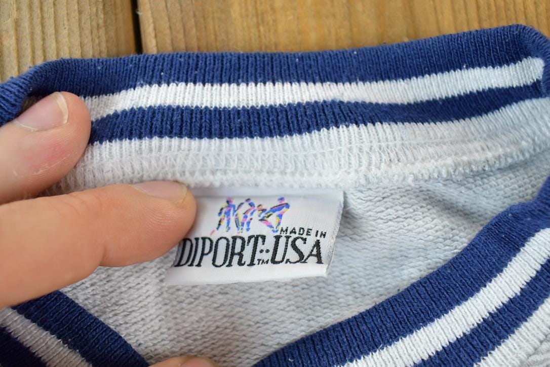 Vintage 1990s Santa Barbara California Crewneck Sweatshirt Made In USA Men's Large from propervintagecanada