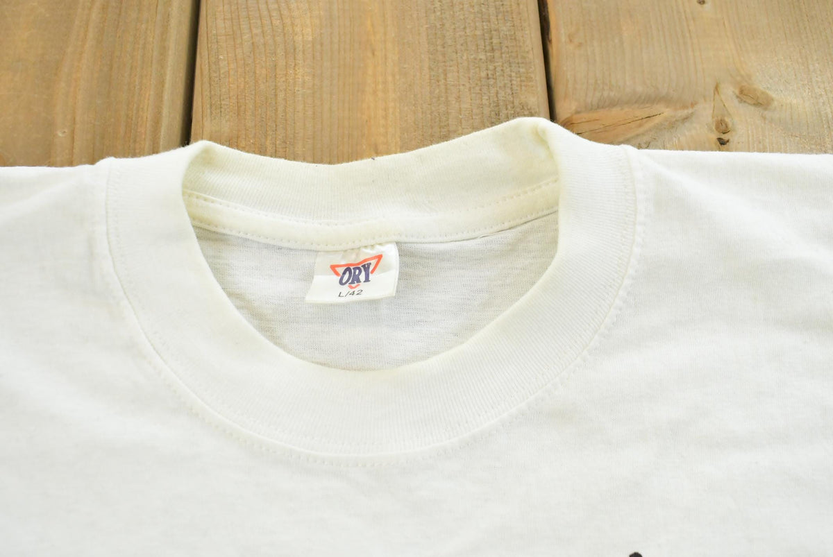 Vintage 1990s Santa Maria Colombia Art Souvenir T-Shirt Mens M from propervintagecanada