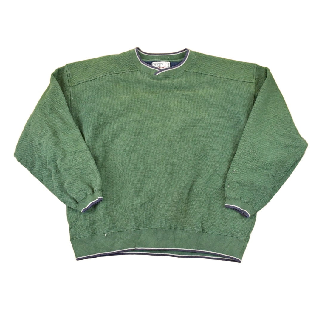 Vintage 1990s Santee HVYWT Hard Knit Crewneck Sweatshirt Men's XL from propervintagecanada