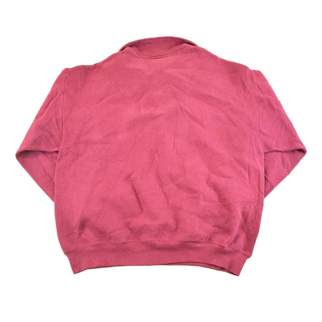 Vintage 1990s Sauk Centre Minnesota Souvenir Quarter Zip Crewneck Sweatshirt Mens XL from propervintagecanada