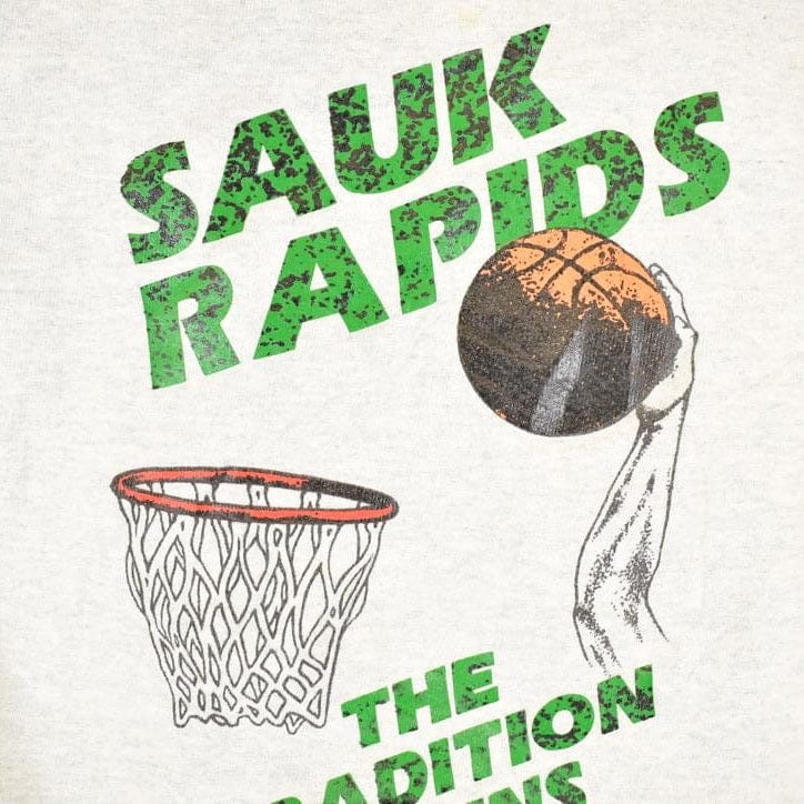 Vintage 1990s Sauk Rapids Supercotton Heavyweight Graphic Print Crewneck Sweatshirt Men's XL from propervintagecanada
