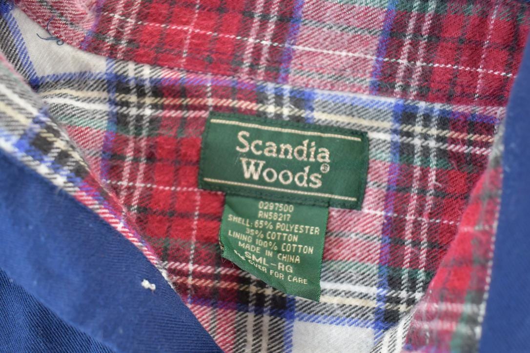 Vintage 1990s Scandia Woods Lined Button Up Western Style ShirtMen's Medium from propervintagecanada