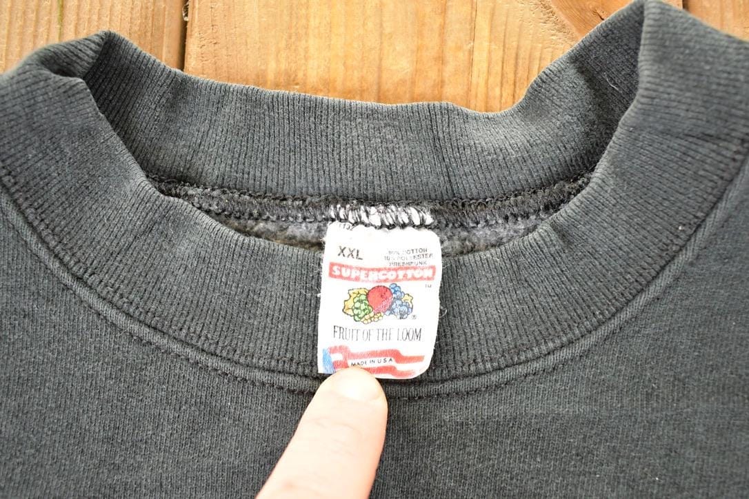 Vintage 1990s Scherer Brothers Lumber Co Heavyweight Crewneck Sweatshirt Men's XL from propervintagecanada