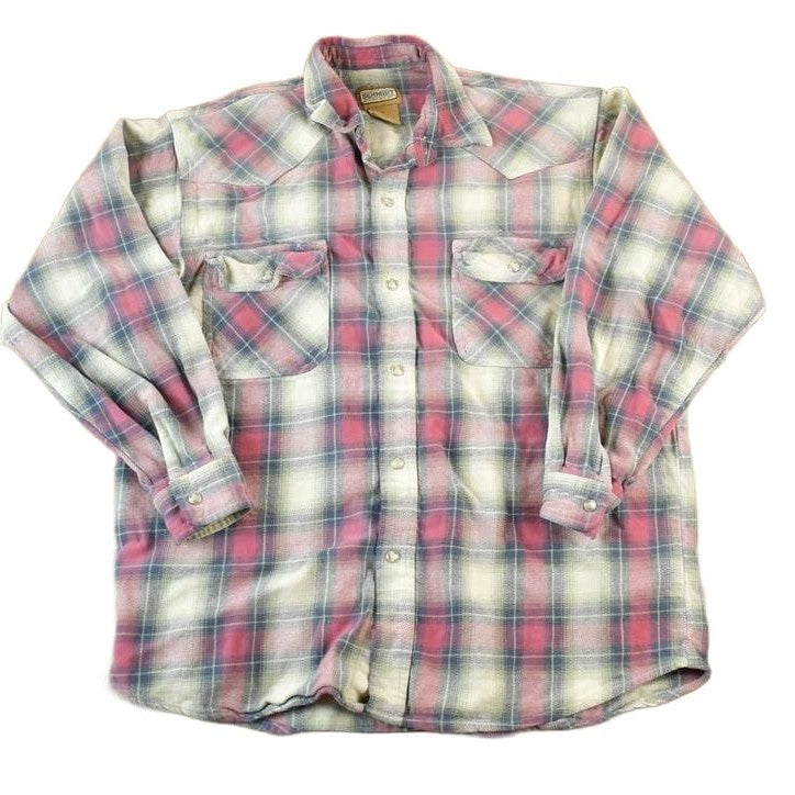 Vintage 1990s Schmidt Button Up Western Style Shirt Men's Large from propervintagecanada