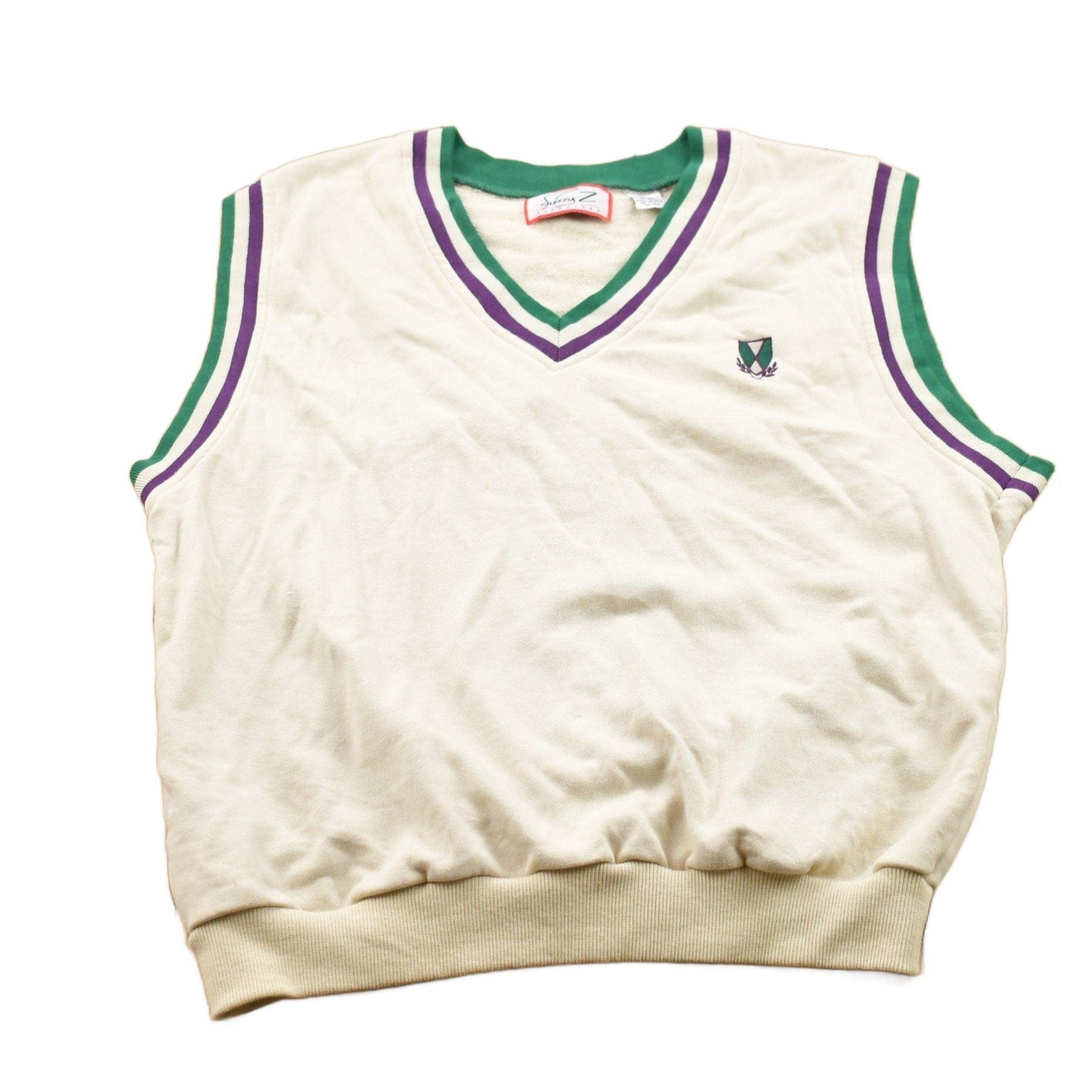 Vintage 1990s School Uniform Sweater Vest Men's M from propervintagecanada