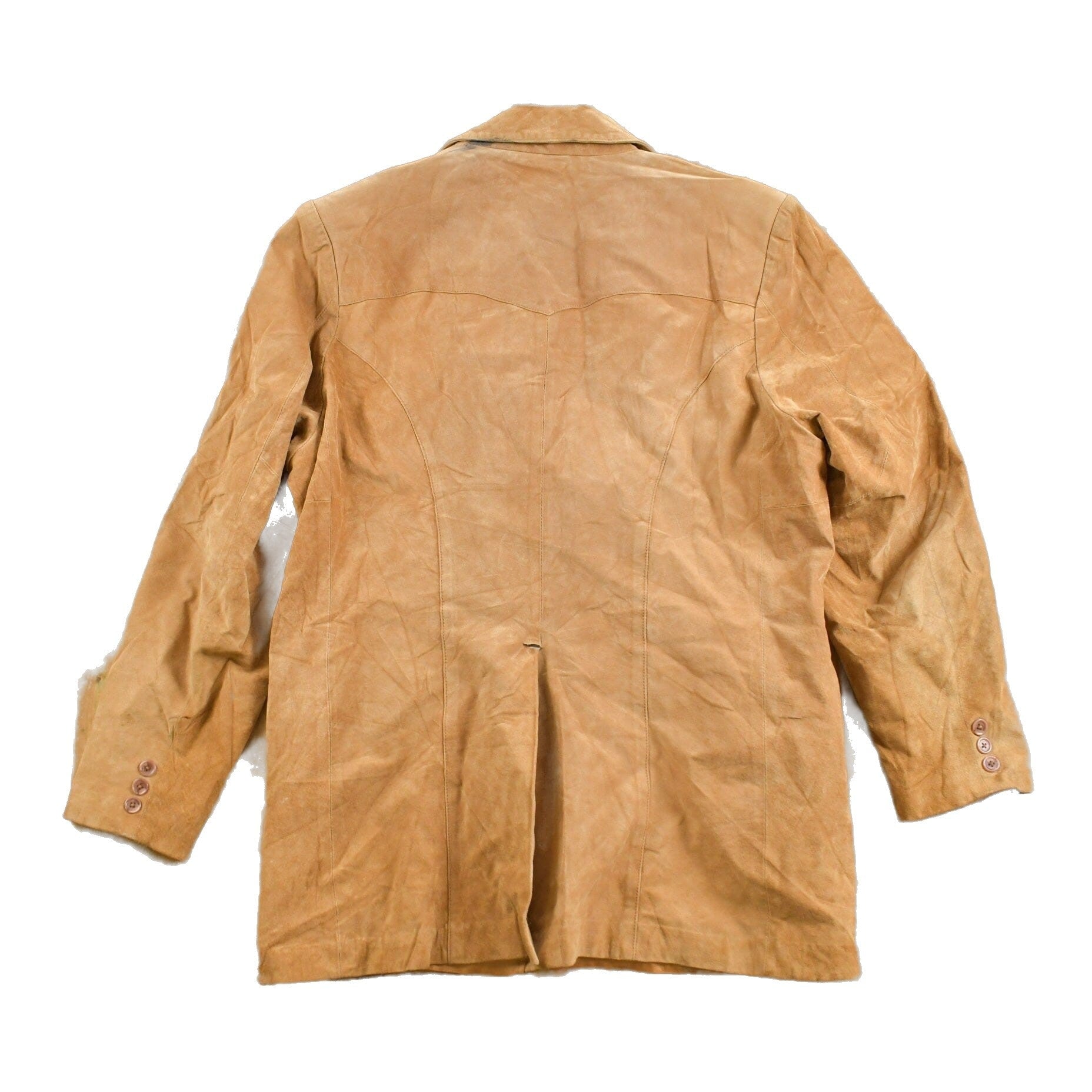 Vintage 1990s Scully Suede Leather Blazer Men's Large from propervintagecanada