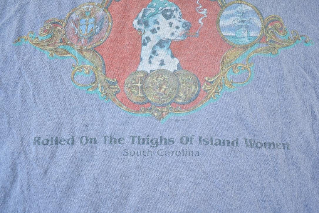 Vintage 1990s Sea Dog Souvenir Single Stitch Graphic Print T-Shirt Men's 2XL from propervintagecanada