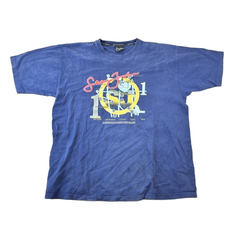 Vintage 1990s Sean John Souvenir Single Stitch Hip Hop Graphic Print T-Shirt Men's XL from propervintagecanada