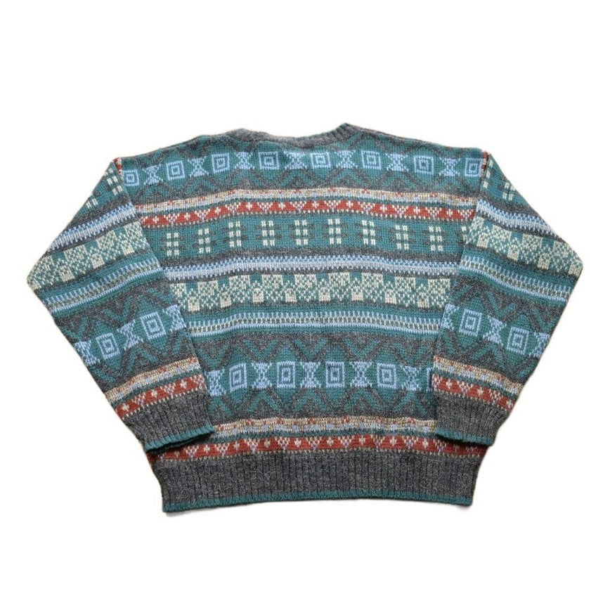 Vintage 1990s Sears Acrylic Knitted Crewneck Sweater from propervintagecanada