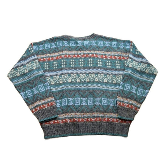 Vintage 1990s Sears Acrylic Knitted Crewneck Sweater from propervintagecanada