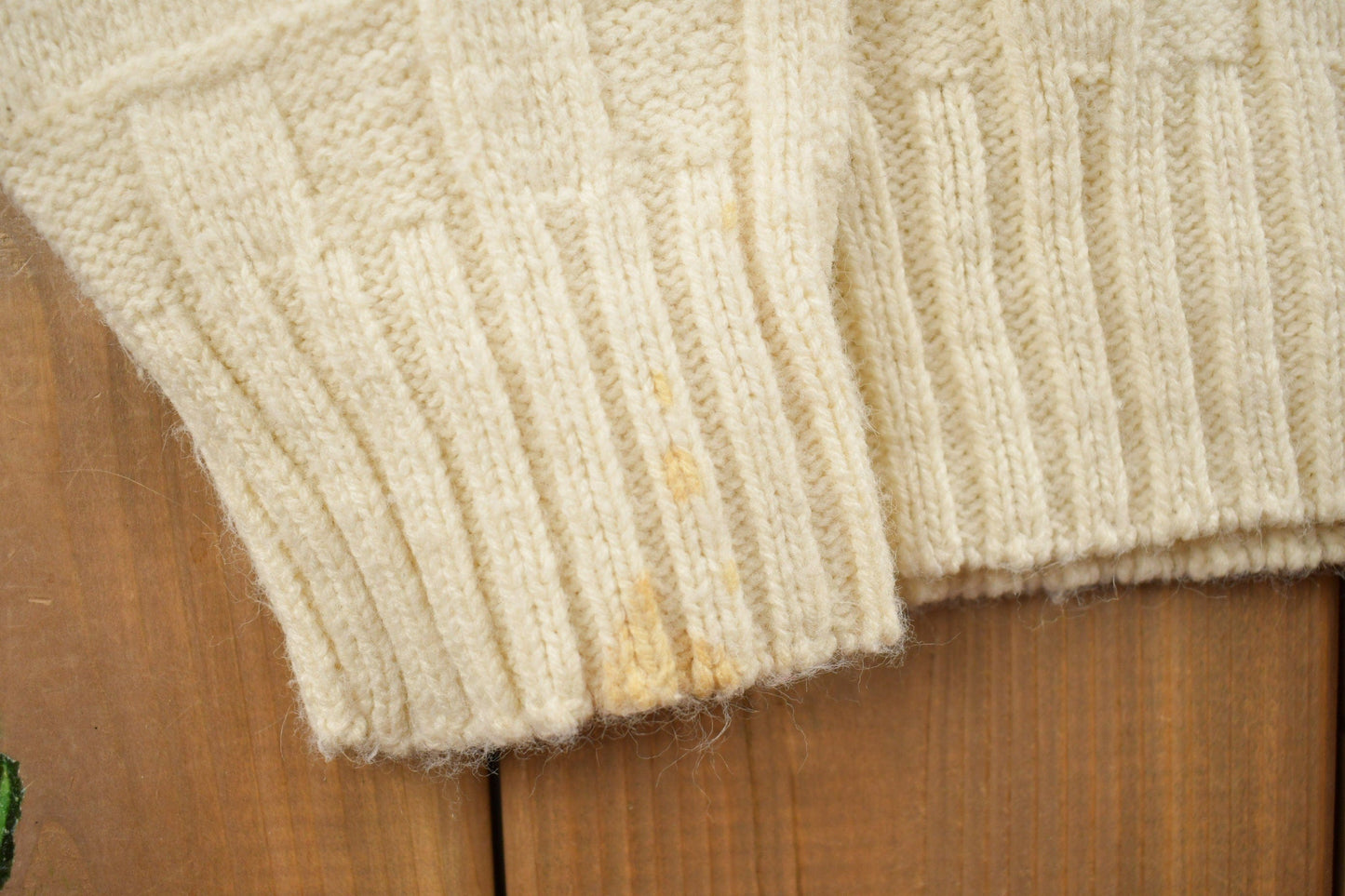 Vintage 1990s Sears Kings Road Knitted Crewneck Sweater Men's S from propervintagecanada