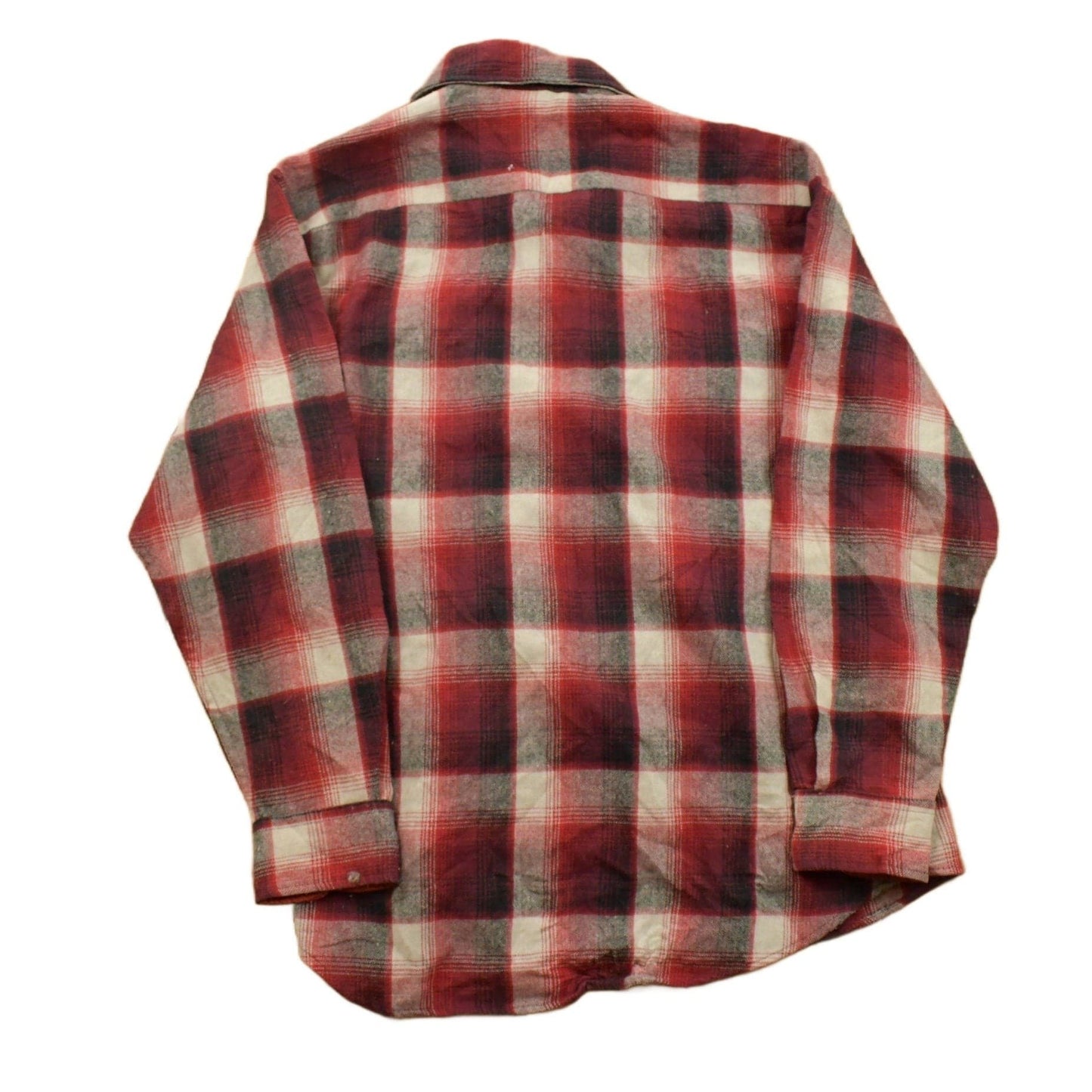 Vintage 1990s Sears Roebuck Plaid Flannel Button Up Shirt Men's Medium from propervintagecanada