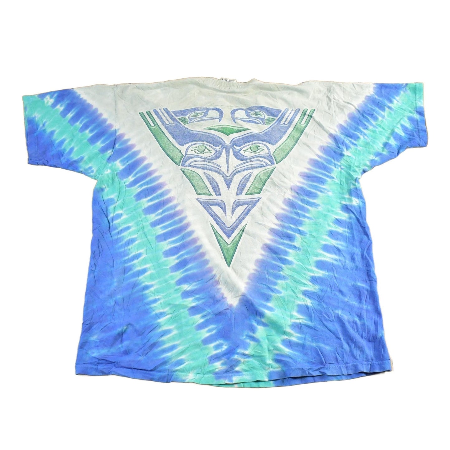 Vintage 1990s Seattle Seahawks Liquid Blue NFL Logo Graphic T-Shirt Men's XL from propervintagecanada