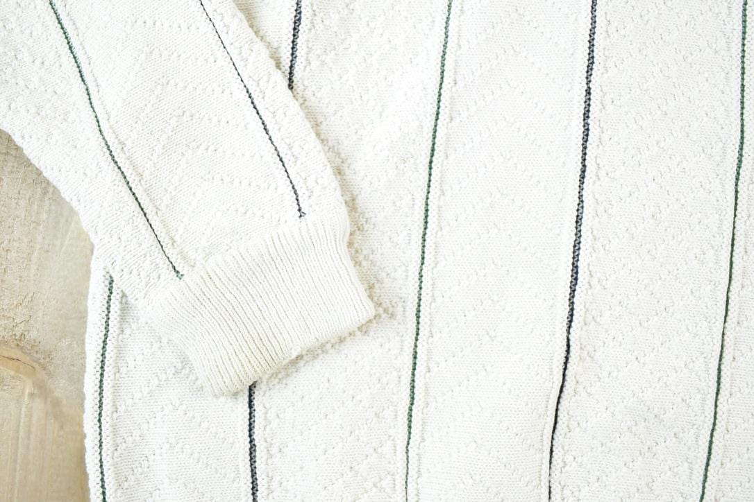 Vintage 1990s Sedgewick Chunky Knit Abstract Pattern Crewneck Sweater Made In USA Men's Large from propervintagecanada