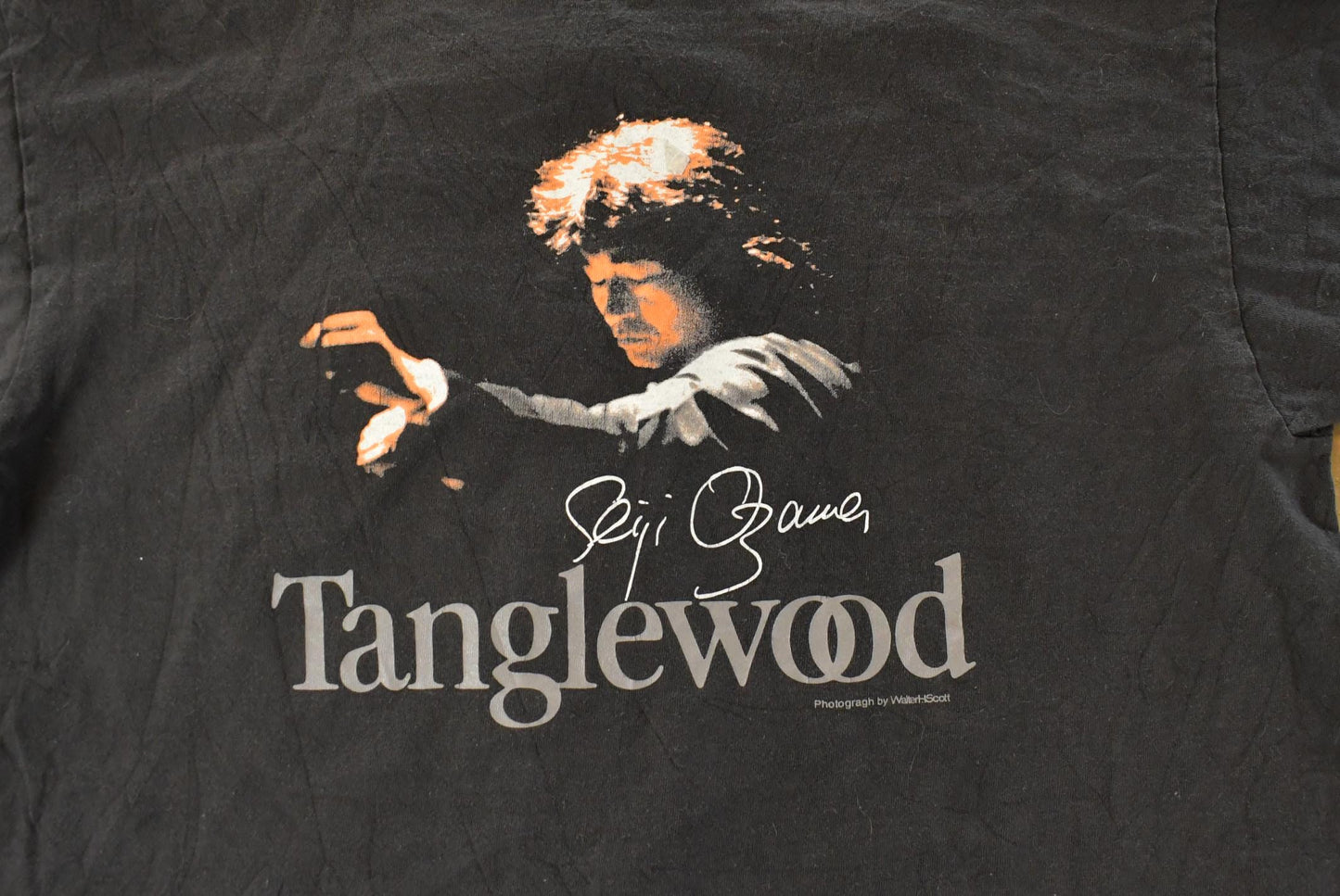 Vintage 1990s Seiji Ozawa Tanglewood Concert T Shirt Men's Large / Made in USA / Composer / Single Stitch Band Tee from propervintagecanada
