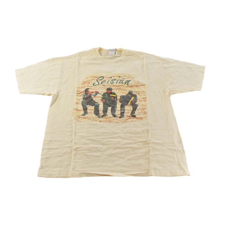 Vintage 1990s Seisiun Irish Music Souvenir T-Shirt Men's XL from propervintagecanada