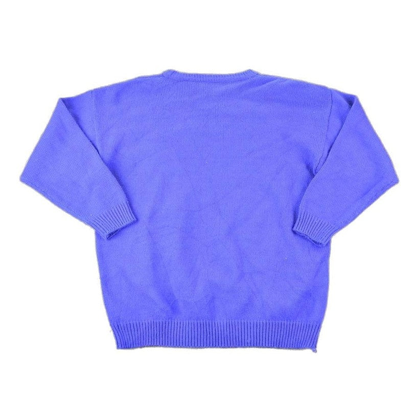 Vintage 1990s Separate Scene Knit Neon Abstract Pattern Crewneck Sweater Made In 90s Crewneck Men's Large from propervintagecanada