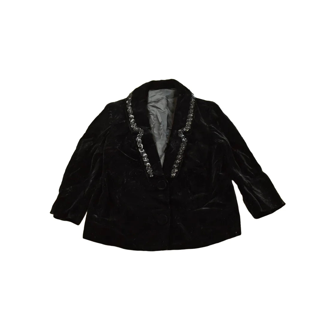 Vintage 1990s Sequin Blazer Jacket Women's S from propervintagecanada