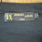 Vintage 1990s Sergio Louis Italy Knit Abstract Pattern Crewneck Sweater Mens XL from propervintagecanada