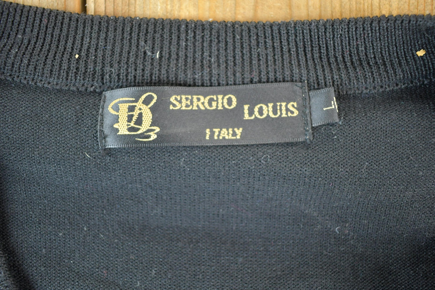 Vintage 1990s Sergio Louis Italy Knit Abstract Pattern Crewneck Sweater Mens XL from propervintagecanada